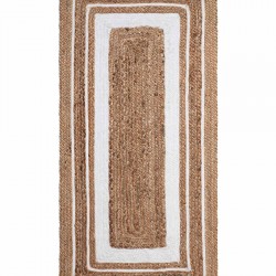 Χαλί γιούτα 1725 (60cm X 130cm) Natural/white