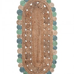 Χαλί γιούτα 1780 (70cm X 160cm) Light Blue