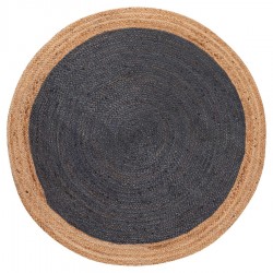 Χαλί γιούτα 1750 (200cm) Natural/dark Grey