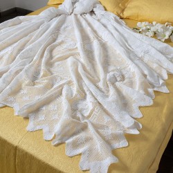 Silk Fashion Χειροποίητη Πλεκτή Κουβέρτα 187 (225Cm X 250Cm)