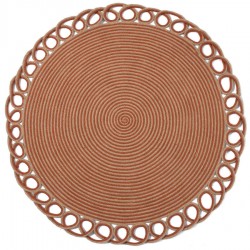 Χαλί γιούτα 1911 (120cm) Rust