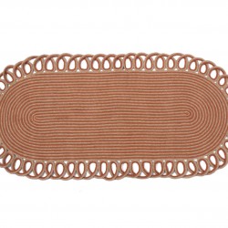 Χαλί γιούτα 1911 (70cm X 160cm) Rust