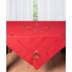 Χριστουγεννιάτικο τραπεζομάντηλο (180cm X 180cm) 1982 κόκκινο