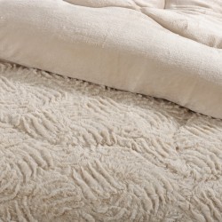 Κουβερτοπάπλωμα Pv Plush (240cm X 260cm) Cream