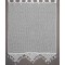 κουρτίνα 2003/1 (130cm X 240cm) λευκή με τιράντα