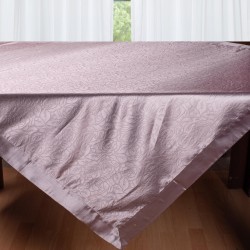 Σατέν καρέ 2009 λουλούδι (80cm X 80cm) μώβ