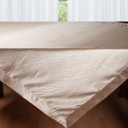 Σατέν τραπεζομάντηλο 2009 (130cm X 160cm) μπέζ