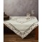 Silk Fashion Χειροποίητο Κοφτό Καρέ 2154 (90Cm X 90Cm) Εκρού