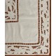 Silk Fashion Χειροποίητο Κοφτό Καρέ 2154 (90Cm X 90Cm) Εκρού