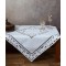 Silk Fashion Χειροποίητο Κοφτό Σετ 3 Τεμαχίων 2154 (40Cm X 110Cm/30Cm X 30Cm X 2) Λευκό