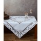 Silk Fashion Χειροποίητο Κοφτό Σετ 3 Τεμαχίων 2154 (40Cm X 110Cm/30Cm X 30Cm X 2) Λευκό