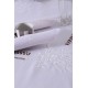 Silk Fashion Χειροποίητο Τραπεζομάντηλο 232 (170Cm X 270Cm) Λευκό