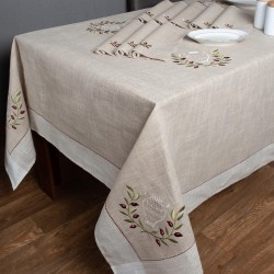Τραπεζομάντηλο 2630 (160cm X 250cm) κόκκινη ελιά