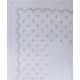 Silk Fashion Χειροποιητο Σεντονι Με Κεντημα 2806A Τεσσαρων Τεμαχιων (225Cm X 270Cm) Λευκο Ροζ