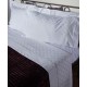 Silk Fashion Χειροποιητο Σεντονι Με Κεντημα 2806A Τεσσαρων Τεμαχιων (225Cm X 270Cm) Λευκο Σιελ