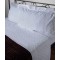 Silk Fashion Χειροποιητο Σεντονι Με Κεντημα 2806B Τριων Τεμαχιων (180Cm X 270Cm) Λευκο Σιελ