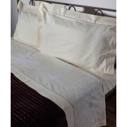Silk Fashion Χειροποιητο Anebato Σεντονι 2827 Τεσσαρων Τεμαχιων (225Cm X 270Cm) Κιτρινο