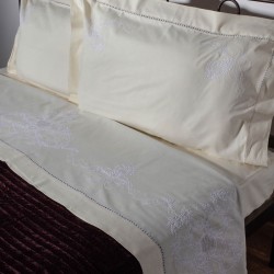 Silk Fashion Χειροποιητο Anebato Σεντονι 2827 Τεσσαρων Τεμαχιων (225Cm X 270Cm) Κιτρινο
