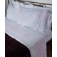 Silk Fashion Χειροποιητο Anebato Σεντονι 2827 Τεσσαρων Τεμαχιων (225Cm X 270Cm) Λευκο/Ροζ
