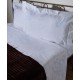 Silk Fashion Χειροποιητο Anebato Σεντονι 2827 Τεσσαρων Τεμαχιων (225Cm X 270Cm) Λευκο/Σιελ