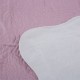 Silk Fashion Μονό Κουβερλί Solid (160Cm X 220Cm + 1 X 50Cm X 70Cm ) Amethyst/Cream