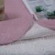 Silk Fashion Μονό Κουβερλί Solid (160Cm X 220Cm + 1 X 50Cm X 70Cm ) Amethyst/Cream