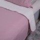 Silk Fashion Μονό Κουβερλί Solid (160Cm X 220Cm + 1 X 50Cm X 70Cm ) Amethyst/Cream