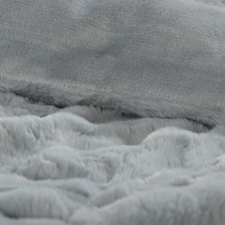 Κουβερτοπάπλωμα Burble (240cm X 260cm +2 X50cm X 70cm) γκρί