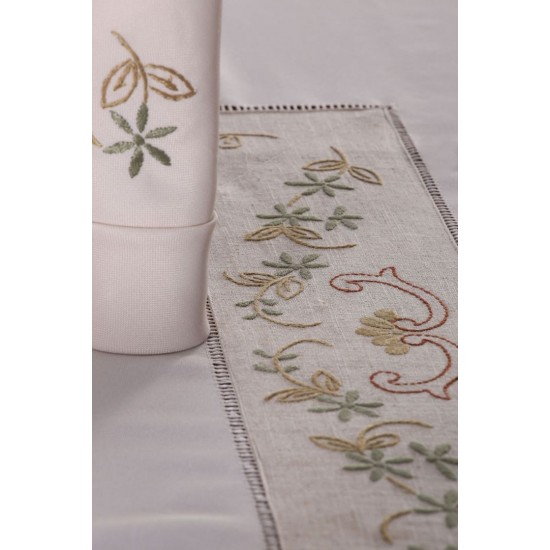 Silk Fashion Χειροποίητο Τραπεζομάντηλο 309 (170Cm X 170Cm)
