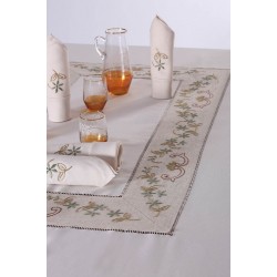 Silk Fashion Χειροποίητο Τραπεζομάντηλο 309 (170Cm X 170Cm)