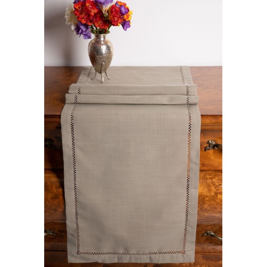 Silk Fashion Τραπεζομάντηλα (160Cm X 220Cm) 3096 Γκρι Σκούρο