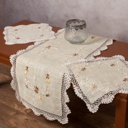 Σετ τριών τεμαχίων ροκοκό (45cm X 110cm + 2x40cm X 40cm) 313