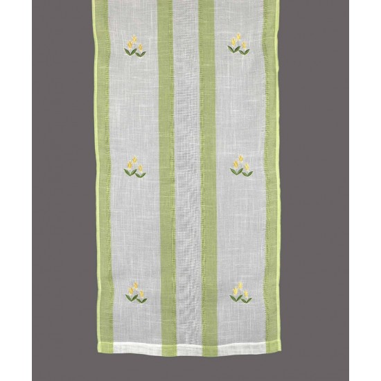 κουρτίνα 315 (60cm X 130cm) λαχανί με τιράντα