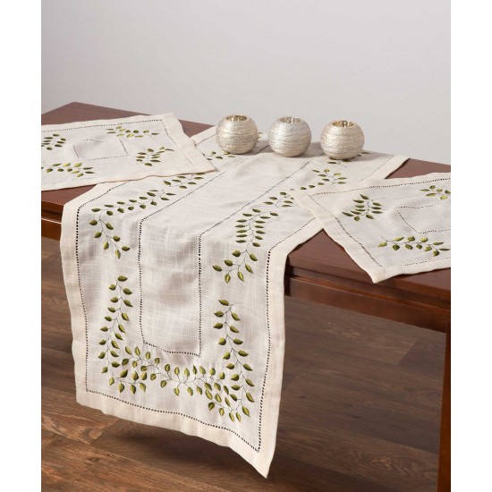 Silk Fashion Τραπεζομάντηλα ( 170Cm X170Cm) 3279 Εκρού