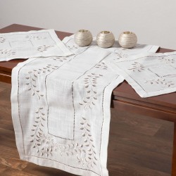 Silk Fashion Τραπεζομάντηλα (170Cm X 220Cm) 3279 Λευκό