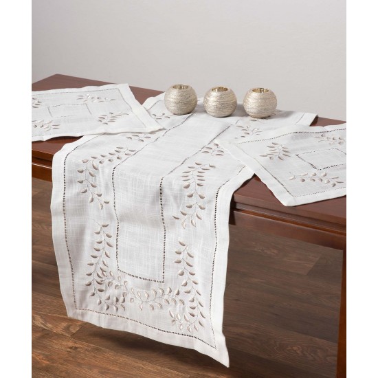 Silk Fashion Τραπεζομάντηλα (170Cm X 220Cm) 3279 Λευκό