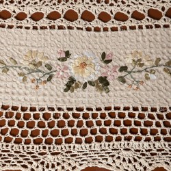 Καρέ ροκοκό και πλεκτό (85cm X 85cm) 3509