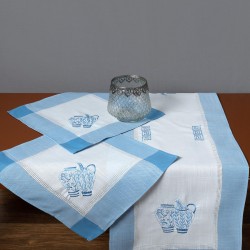 Σετ 3 τεμαχίών 3741 (40cm X 110cm 2x40cm X 40cm) μπλέ