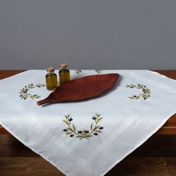 Τραπεζοκαρέ 3854 (135cm X 135cm) λευκό