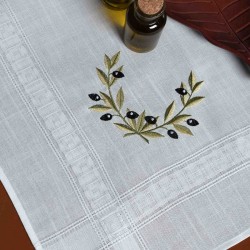 Τραπεζοκαρέ 3854 (135cm X 135cm) λευκό