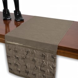 τραβέρσα  (40cm X 170cm) 3918 λαδί σκούρο