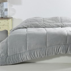Κουβερτοπάπλωμα Solid (240cm X 260cm) Silver Grey