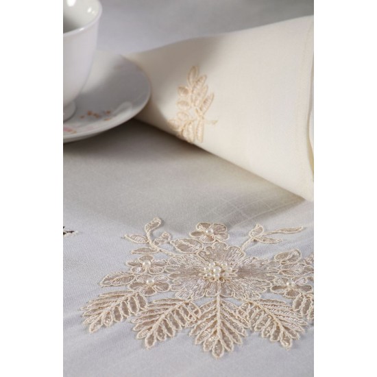 Silk Fashion Τραπεζομάντηλα (160Cm X 350Cm) 4006 Ivory