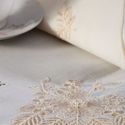 Silk Fashion Τραπεζομάντηλα ( 160Cm X 300Cm) 4006 Ivory