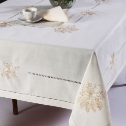 Silk Fashion Τραπεζομάντηλα (140Cm X 180Cm) 4006 Ivory
