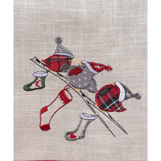 χριστουγεννιάτικο τραπεζοκαρέ ( 140cm X 140cm) 4095