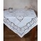 Silk Fashion Χειροποίητο Κοφτό Τραπεζομάντηλο (140Cm X 140Cm) 412 Λευκό
