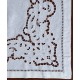 Silk Fashion Χειροποίητο Κοφτό Τραπεζομάντηλο (140Cm X 140Cm) 412 Λευκό