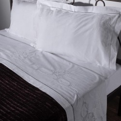 Silk Fashion Σεντονι 415/37 Τριων Τεμαχιων (225Cm X 270Cm) Λευκο
