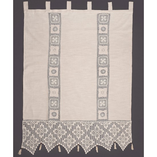 κουρτίνα 426 (200cm X 270cm) Ecru με τιράντες